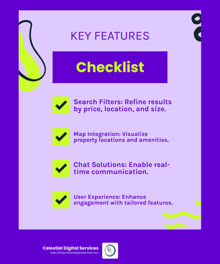 Real estate app users can look around the property online - real estate app development infographic checklist-fun-neon